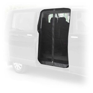 Ford Transit Mosquito Net - Omac - Sliding Door Polyester w/Magnet - Black - 2015-2024